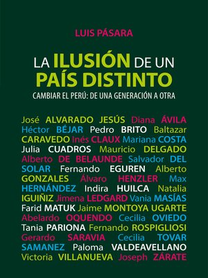 cover image of La ilusión de un país distinto
